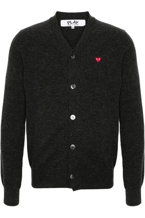 Comme des Garçons Cárdigan con parche de corazón