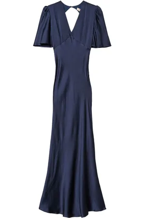 Twin-Set Vestido largo con efecto martillado