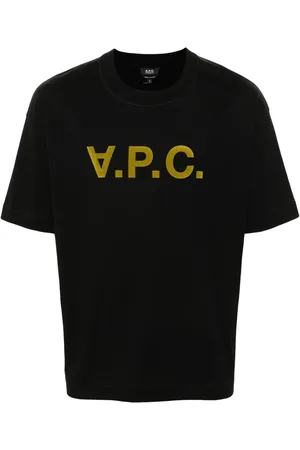 A.P.C. Playera con logo afelpado