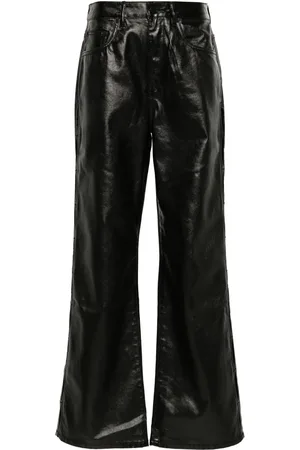 Purple Brand Pantalones con parche del logo