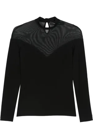 FEDERICA TOSI Playera con detalle de malla