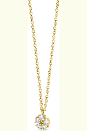 VEYNOU Collar Lily en oro amarillo de 14kt con diamante