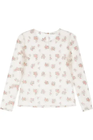BLUMARINE Blusa con bordado floral