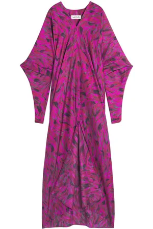 Lanvin Vestido estilo caftán estampado