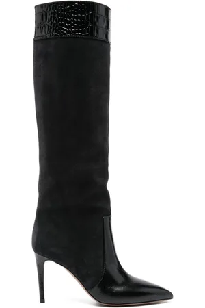 PARIS TEXAS Botas con efecto de piel de cocodrilo y tacón de 85mm