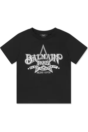 Balmain Playera con logo estampado
