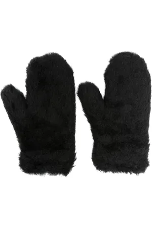 Max Mara Guantes con efecto Teddy