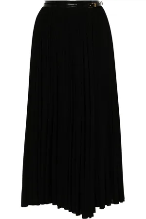 Serafini Falda midi con diseño plisado