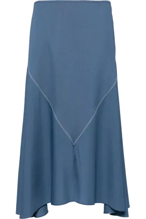 Marni Falda midi con diseño asimétrico