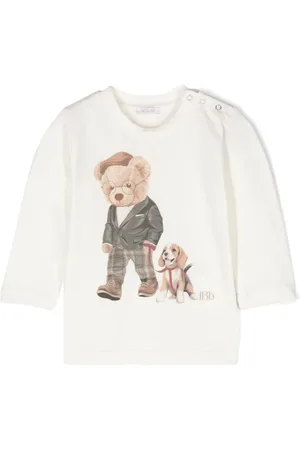 Le Bebé Enfant Playera con ilustración estampada