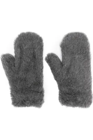 Max Mara Guantes con efecto Teddy