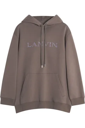 Lanvin Hoodie con mostacillas bordadas