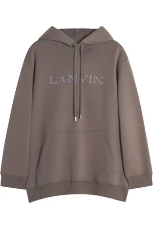 Lanvin Hoodie con mostacillas bordadas