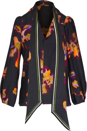 Dorothee Schumacher Blusa de seda con estampado floral