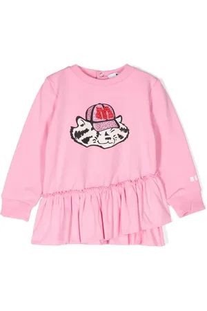 Msgm Vestido con logo estampado