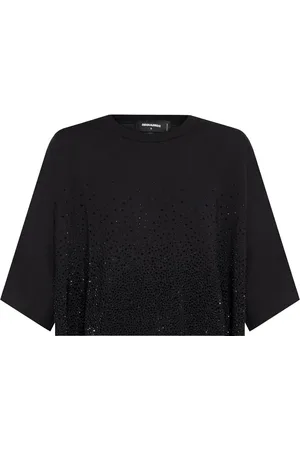 Dsquared2 Playera con detalles de cristal