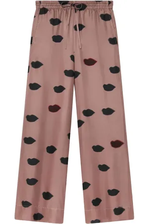 Stella McCartney Pantalones con estampado gráfico