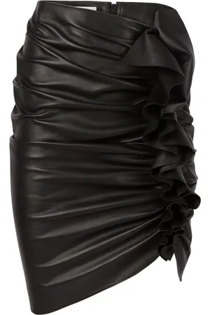 Nina Ricci Falda midi drapeada
