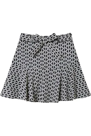 Twin-Set Falda con estampado Crêpe de Chine