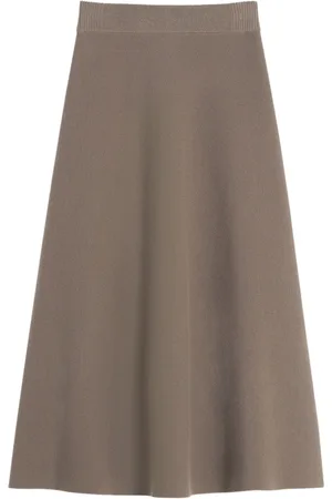 Lanvin Falda midi con diseño acampanado