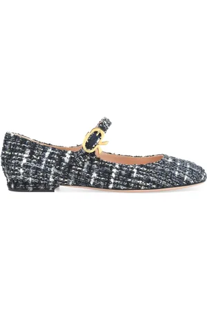 Gianvito Rossi Flats Mary Ribbon con tacón 50mm