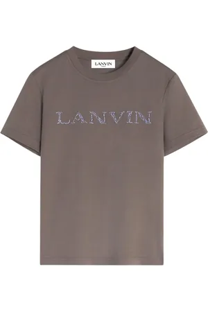 Lanvin Playera con mostacillas bordadas