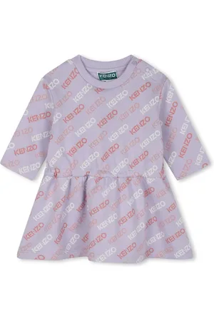 Kenzo Vestido con logo estampado