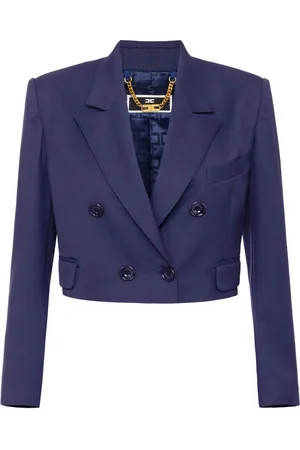 Elisabetta Franchi Blazer corto con doble botonadura