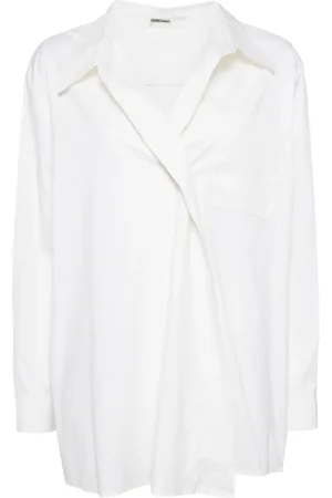 Hermès Camisa drapeada 1990-2000