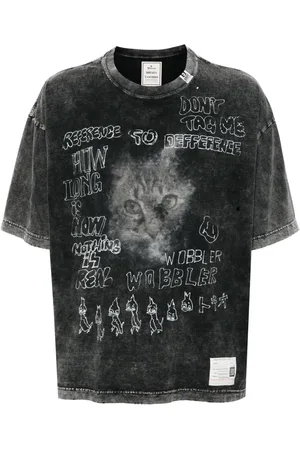 Maison Mihara Yasuhiro Playera con estampado gráfico