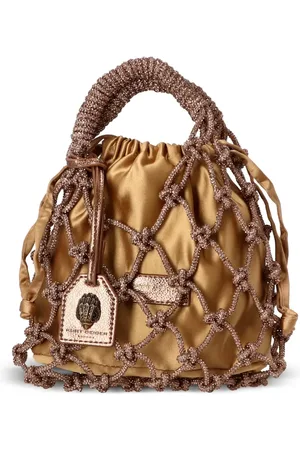 Kurt Geiger Tote de macramé con detalles de strass