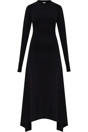 Vetements Vestido largo con logo bordado
