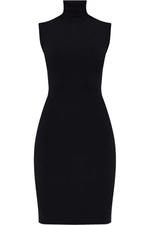 Vetements Vestido corto con cuello de tortuga