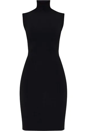 Vetements Vestido corto con cuello de tortuga