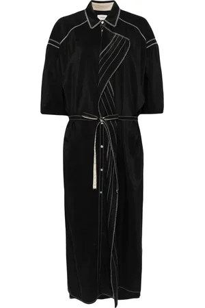 LEMAIRE Vestido camisero con costuras decorativas
