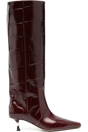 PARIS TEXAS Botas con efecto de piel de cocodrilo y tacón de 60mm