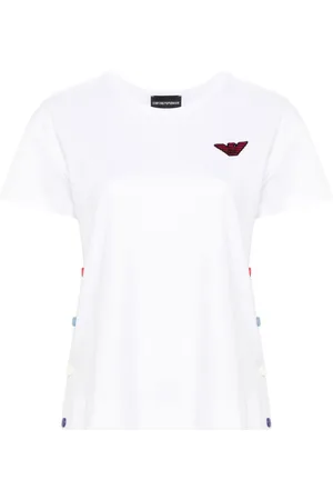 Emporio Armani Playera con parche del logo