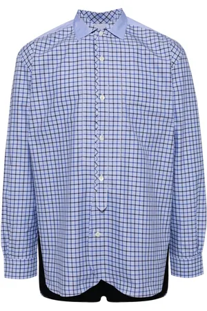 JUNYA WATANABE Camisa con cuadros estampados