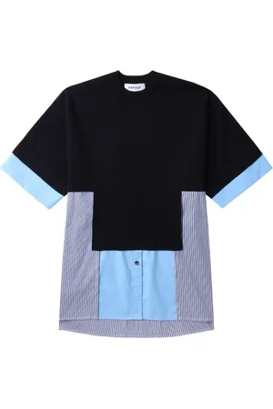 ENFÖLD Top con diseño patchwork