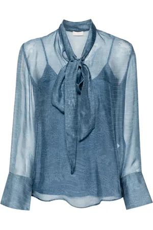 Liu Jo Blusa con estampado de piel de cocodrilo