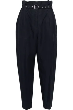 3.1 Phillip Lim Pantalones ajustados con pinzas y cinturón