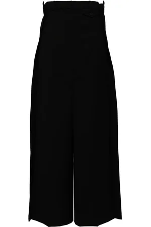 pushBUTTON Pantalones Black Side Folded