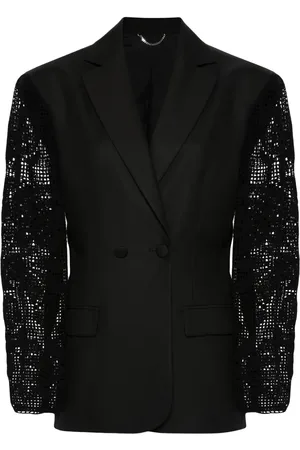 MAGDA BUTRYM Blazer con paneles de crochet
