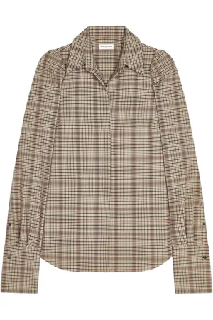 DRIES VAN NOTEN Camisa con motivo de cuadros