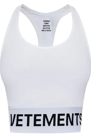 Vetements Camiseta corto con logo en la pretina