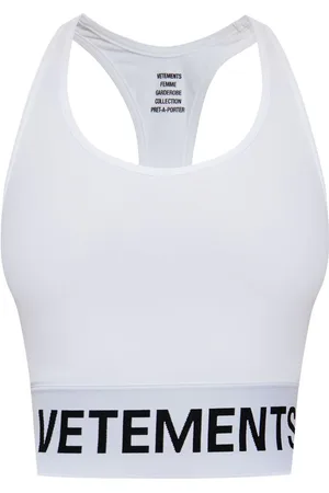Vetements Camiseta corto con logo en la pretina