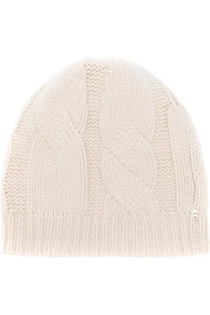LORENA ANTONIAZZI Gorro con logo de mostacillas