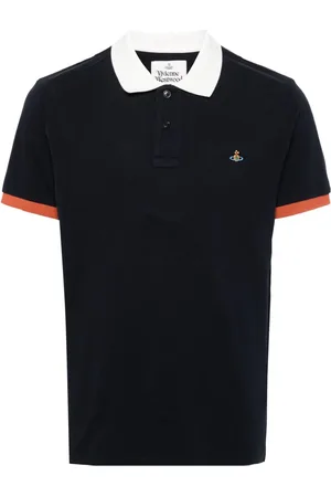 Vivienne Westwood Playera tipo polo con motivo Orb bordado