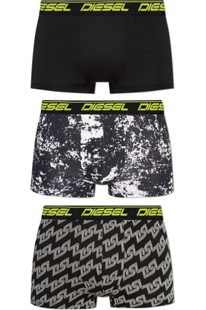 Diesel Pack de tres bóxeres con logo