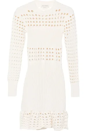 Alexander McQueen Vestido corto tejido